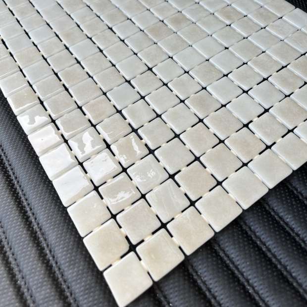 EGM-300 Light Brown Glass Mosaic Swimming Pool Tiles In Dubai, UAE - Elixir Mosaics